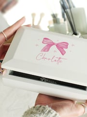 Personalised Bow Jewellery Box by PMC - Image 2 of 4