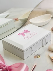 Personalised Bow Jewellery Box by PMC - Image 3 of 4