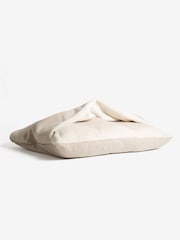 Lords and Labradors Natural Herringbone Sleepy Burrows Dog Bed - Image 3 of 4