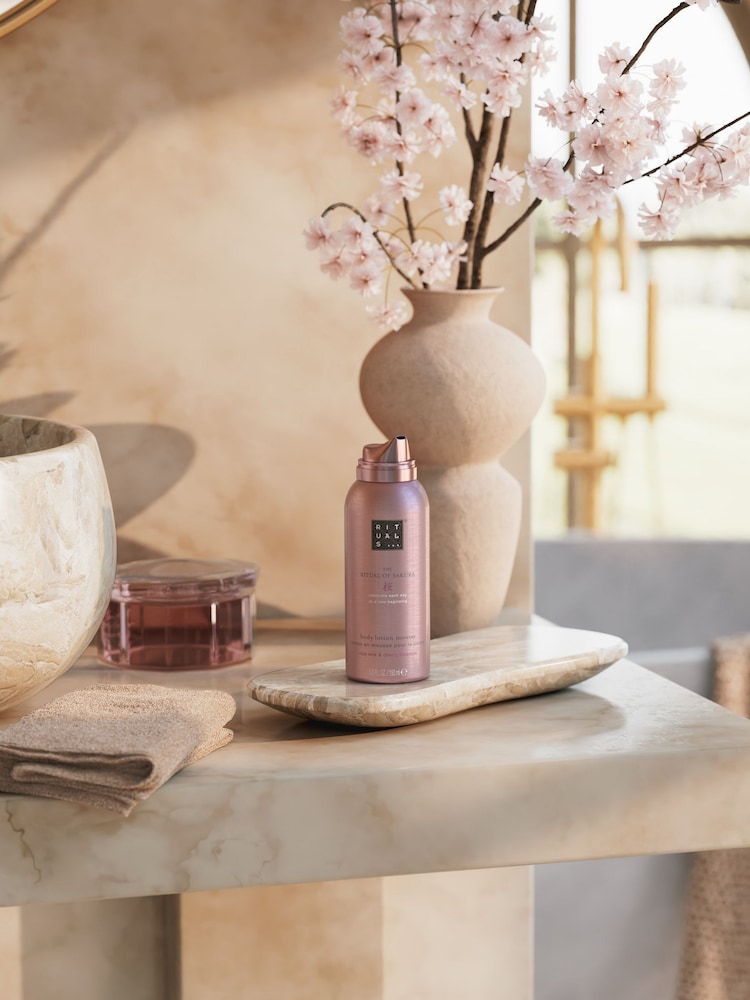 Rituals The Ritual of Sakura Cherry Blossom & Rice Milk Body Lotion Mousse 150ml - Image 5 of 5 Rituals The Ritual of Sakura Cherry Blossom & Rice Milk Body Lotion Mousse 150ml - Image 5 of 5