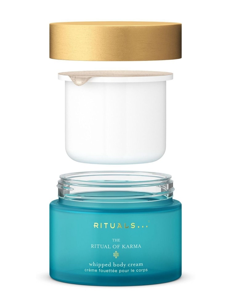 Rituals The Ritual of Karma Lotus Flower & White Tea Whipped Body Cream Refill 220ml - Image 1 of 5