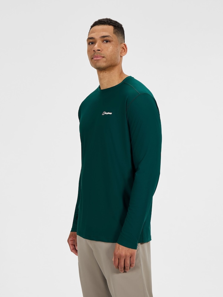 Berghaus Green Mens 24/7 Basecrewls T-Shirt - Image 2 of 5 Berghaus Green Mens 24/7 Basecrewls T-Shirt - Image 2 of 5