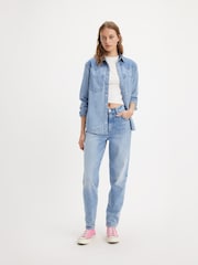 Levi's® Blue 80S Mom Jeans - Image 4 of 7