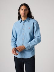 Levi's Blue Long Sleeve Battery Housemark Shirt - Image 3 of 4