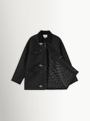 Carhartt WIP Black Adair Coat - Image 2 of 3