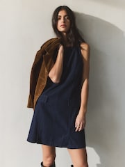 BHOEM Ärmlös Mini Klänning i Mjuk Denim - Bild 5 av 5