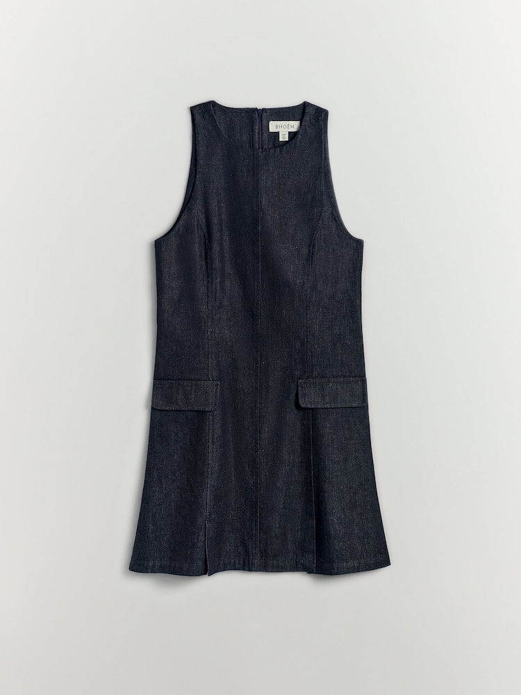 BHOEM Denim Sleeveless Mini Soft Dress - Image 6 of 6
