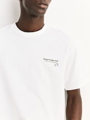 Carhartt WIP White Short Sleeve Garble T-Shirt - Image 6 of 7