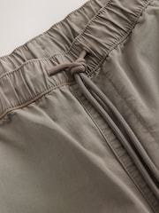 Mushroom Brown Regular Tapered Fit Cotton Stretch Cargo Trousers - Image 2 of 5
