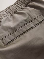Mushroom Brown Regular Tapered Fit Cotton Stretch Cargo Trousers - Image 3 of 5
