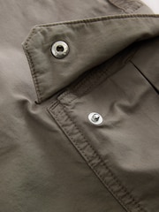 Mushroom Brown Regular Tapered Fit Cotton Stretch Cargo Trousers - Image 9 of 11