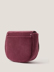 Monsoon Red Lily Embroidered Satchel Cross-Body Bag - Image 2 of 3