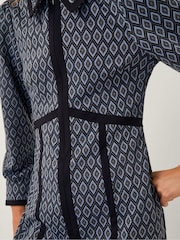 Monsoon Jen Jacquard Mini Shirt Dress - Imagem 3 de 4