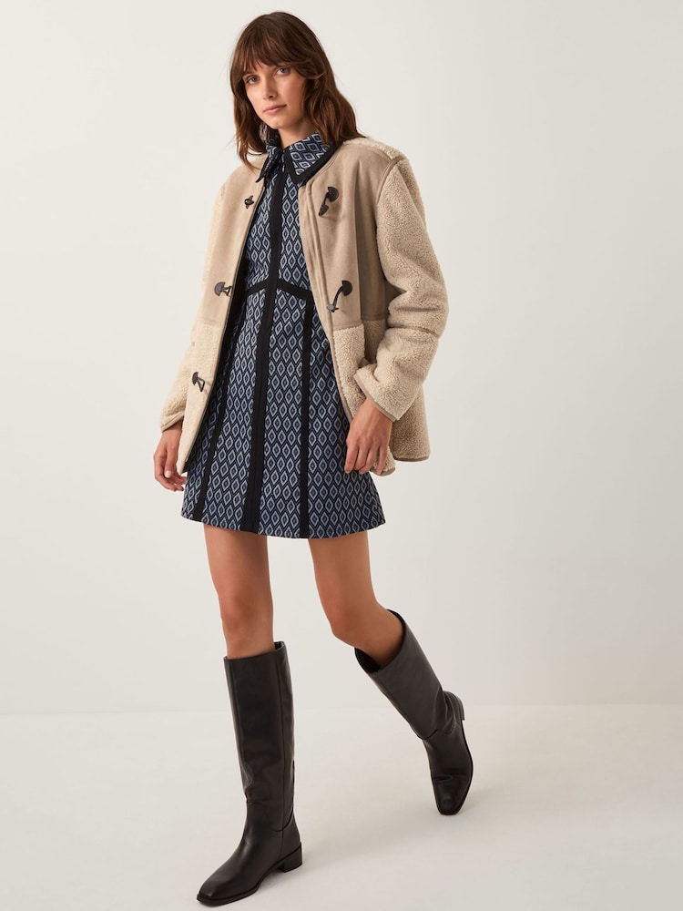 Monsoon Jen Jacquard Mini Shirt Dress - Imagem 4 de 4
