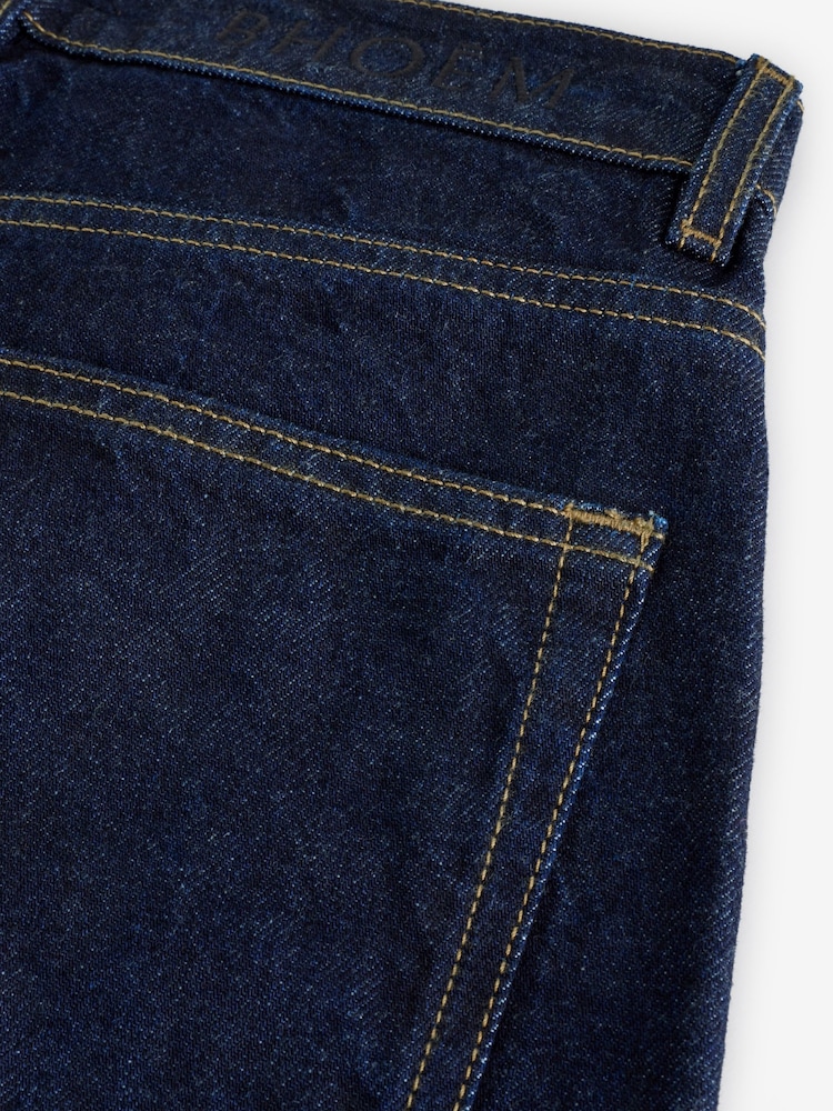 BHOEM High Rise Straight Raw Denim Rinse Trousers - Image 10 of 10 BHOEM High Rise Straight Raw Denim Rinse Trousers - Image 10 of 10