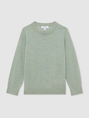 Reiss Light Sage Green Wessex Jumper - Image 2 of 4