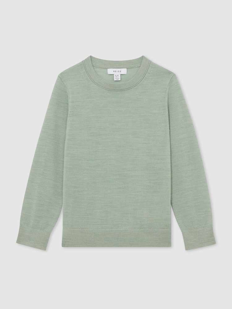 Reiss Light Sage Green Wessex Jumper - Image 2 of 4