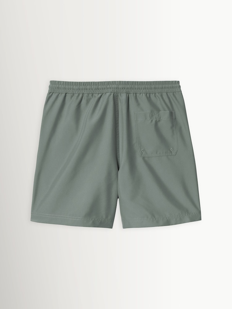 Carhartt WIP Green Chase Swim Shorts - Image 7 of 7