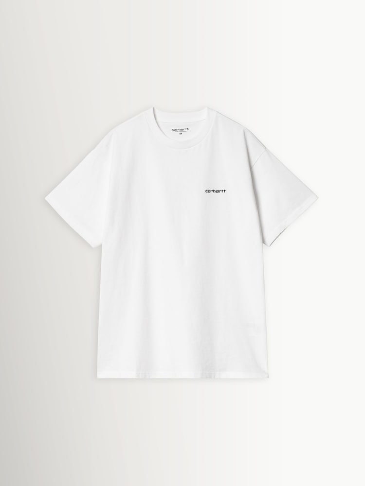 Carhartt WIP White Script Embroidery T-Shirt - Image 1 of 2