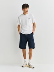 Carhartt WIP White Script Embroidery T-Shirt - Image 3 of 8