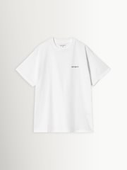 Carhartt WIP White Script Embroidery T-Shirt - Image 7 of 8