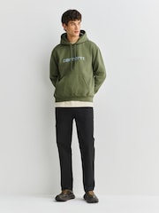 Carhartt WIP Green Logo Script Graphic Hoodie - Image 4 of 9