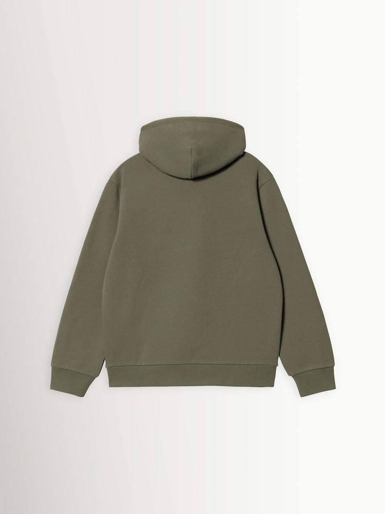 Carhartt WIP Green Logo Script Graphic Hoodie - Image 9 of 9