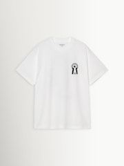 Carhartt WIP White Locked Graphic Print T-Shirt - Image 8 of 9