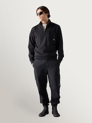 Moose Knuckles Black Dalon Quarter Zip Sweatshirt - Image 1 of 5