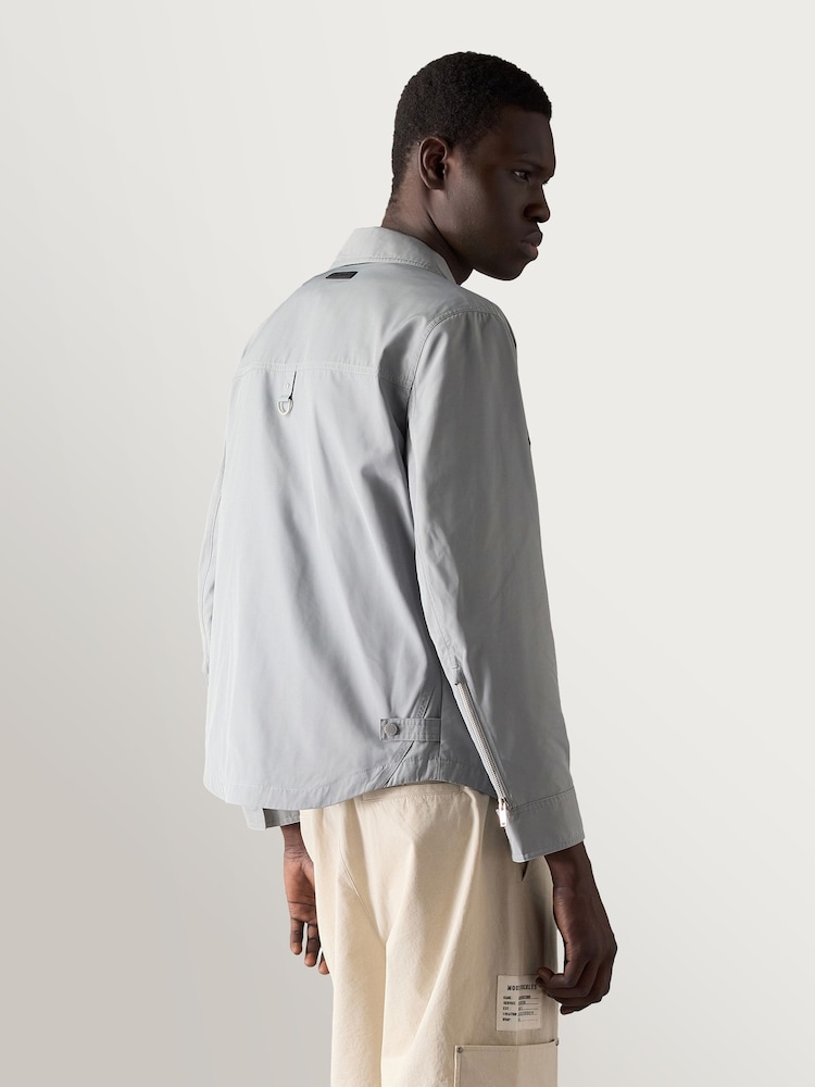 Moose Knuckles Grey Charlesbourg Shirt Jacket - Image 2 of 7 Moose Knuckles Grey Charlesbourg Shirt Jacket - Image 2 of 7