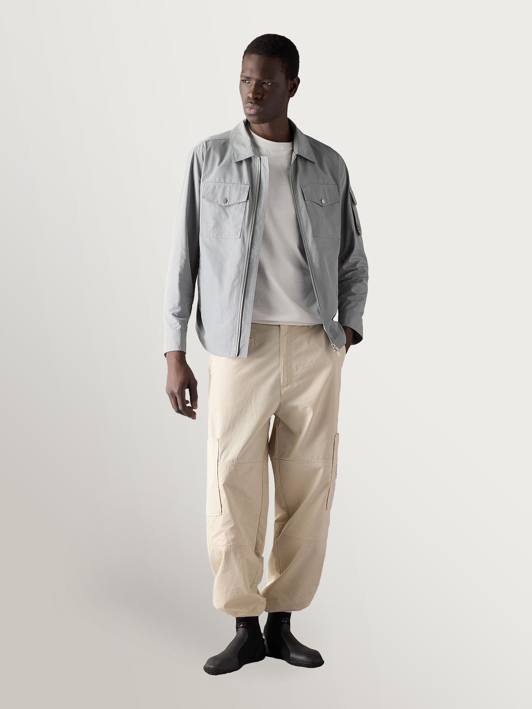 Buy Moose Knuckles Grey Charlesbourg Shirt Jacket from the Next UK