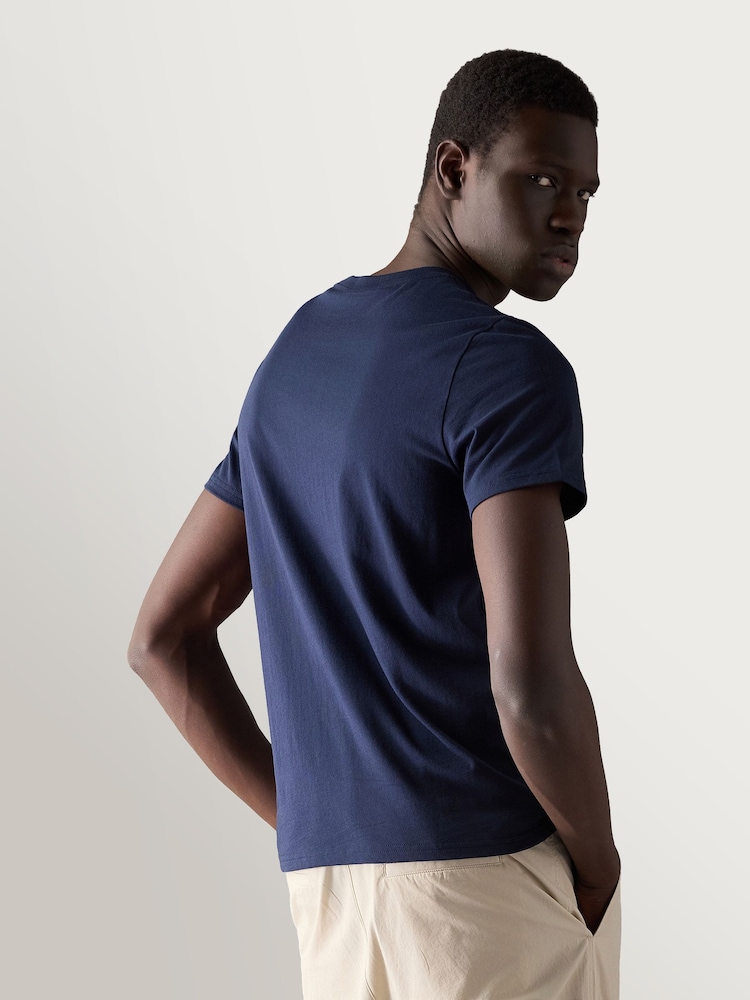 Moose Knuckles Blue Tandem Graphic T-Shirt - Image 2 of 7