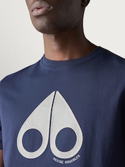 Moose Knuckles Blue Tandem Graphic T-Shirt - Image 3 of 7