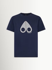 Moose Knuckles Blue Tandem Graphic T-Shirt - Image 5 of 7