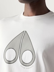 Moose Knuckles White Tandem Graphic T-Shirt - Image 3 of 6