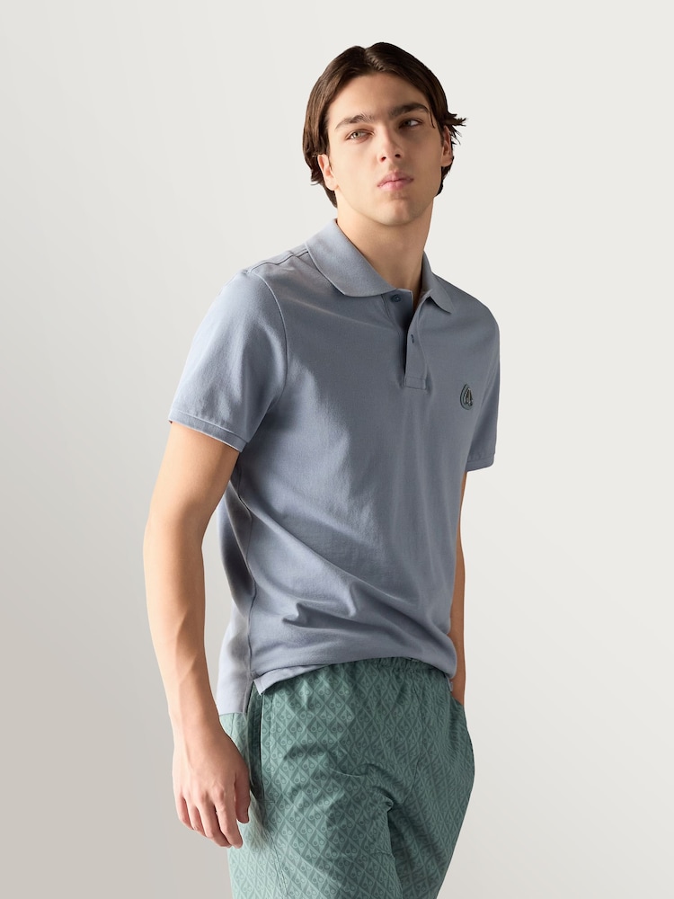 Moose Knuckles Blue Everett Polo Shirt - Image 1 of 7