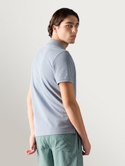 Moose Knuckles Blue Everett Polo Shirt - Image 2 of 7