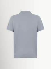 Moose Knuckles Blue Everett Polo Shirt - Image 5 of 7
