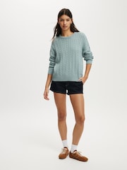 Verde - Cotton On Cotton Crew Neck Jumper - Imagem 2 de 4