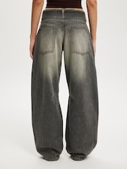 Cotton On Grey Low Barrel Jeans - Image 4 of 8