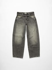 Cotton On Grey Low Barrel Jeans - Image 7 of 8