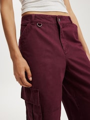 Cotton On Purple Benny Cargo Trousers - Image 5 of 6