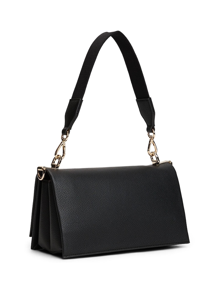 Tommy Hilfiger Black Pebble Grain Crossbody Bag - Image 2 of 5 Tommy Hilfiger Black Pebble Grain Crossbody Bag - Image 2 of 5