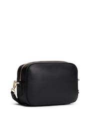 Tommy Hilfiger Black/White Monogram Cross-Body Camera Bag - Image 2 of 5
