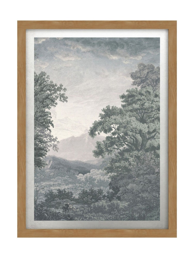 Graham & Brown Multicolour Sketch Forest Green Wood Frame - Image 2 of 4