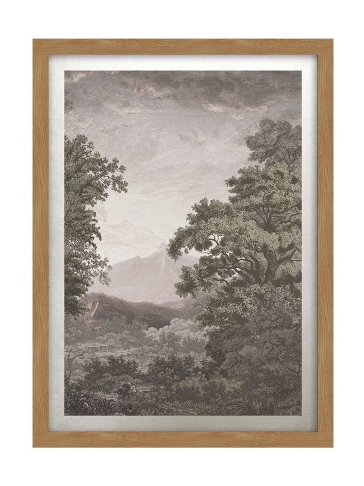 Graham & Brown Multicolour Sketch Forest Taupe Wood Frame - Image 2 of 4 Graham & Brown Multicolour Sketch Forest Taupe Wood Frame - Image 2 of 4