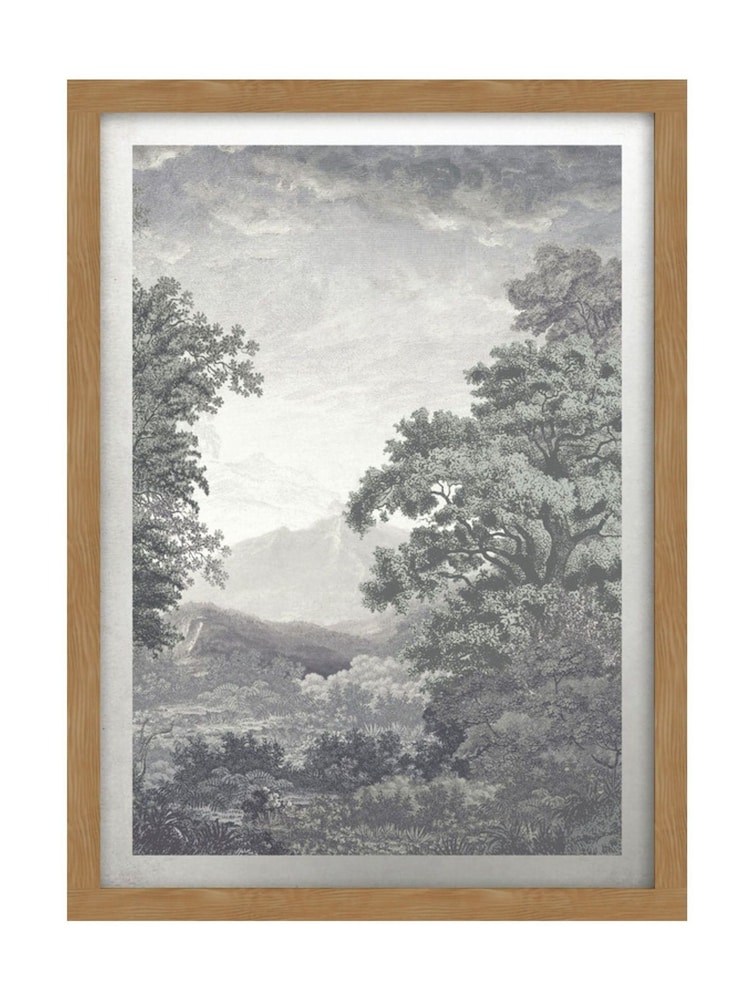 Graham & Brown Multicolour Sketch Forest Sage Wood Frame - Image 2 of 4 Graham & Brown Multicolour Sketch Forest Sage Wood Frame - Image 2 of 4