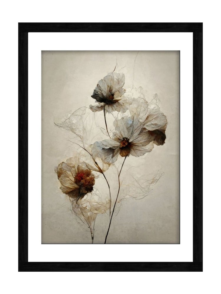 Graham & Brown Natural Delicate Floral Frame - Image 2 of 4