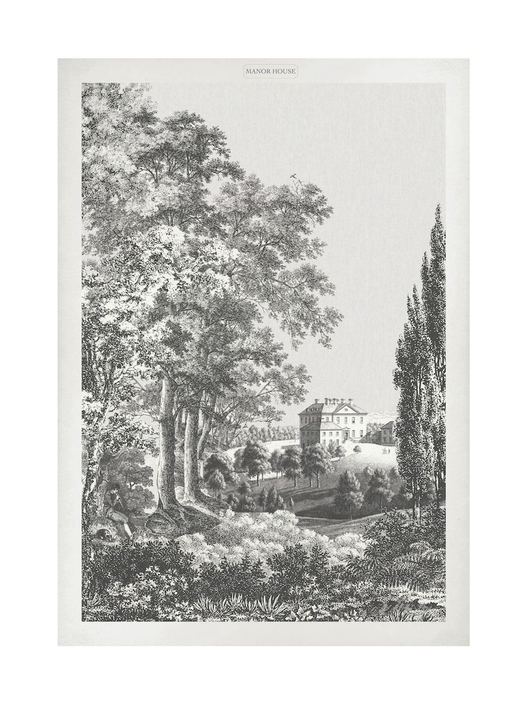 Graham & Brown Black/White Stately Manor Wood Frame - Image 4 of 4