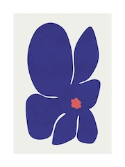 Graham & Brown Multicolour Abstract Flower Black Frame - Image 4 of 4